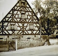 Muggenhöferhaus, einzig erhaltenes Fachwerkhaus in <!--LINK'" 0:291-->, vor 1960
