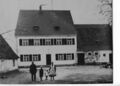 Bauernhof "Hof am Wasser" alte Haus Nr. 30 heute <a class="mw-selflink selflink">Fischerberg 10</a> mit Familie Johann Biegel