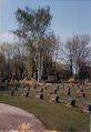 Ehrengräberfeld der Opfer des 1. Weltkriegs und Denkmal des Brandunglücks im <!--LINK'" 0:92--> <!--LINK'" 0:93--> auf dem Fürther Friedhof April 1984