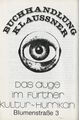 Werbung der Buchhandlung  in der Schülerzeitung  Nr. 3 1979