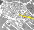 Gänsberg-Plan, Mohrenstraße 17 rot markiert