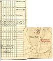 Seite 4
Auszug aus dem "Messungsverzeichnis" des Messungsamtes Fürth (jetzige Bezeichnung ) von 1921 vom Grundstück der Gaststätte  der Steuergemeinde Stadeln mit Lageplan incl.  und Gleisanlagen