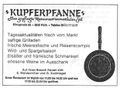 Werbung 1978 vom Restaurant <a class="mw-selflink selflink">Kupferpfanne</a> in der 
