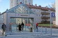 Eingang zur U-Bahnstation Fürth-Hardhöhe