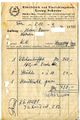 Rechnung vom 05.12.1953 der Firma  aus der Friedrichstraße 10