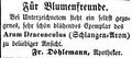 Zeitungsanzeige des Apothekers Fr. Döhlemann, Juni 1855