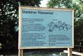 Schautafel am Stadelner Wasserrad, Juni 1994