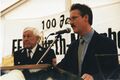 100 Jahr Feier der FFW Mannhof am 27. Juni 1999, Festrede Dr. <a class="mw-selflink selflink">Thomas Jung</a>, MdL und späterer Fürther Oberbürgermeister