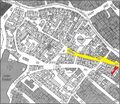 Gänsberg-Plan, Mohrenstraße 1 rot markiert