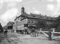 Das [[Altes Krankenhaus|Alte Krankenhaus]] an der [[Schwabacher Straße]] 51 vor der Jahrhundertwende.