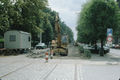Rückbau der Straßenbahngleise an der Luisenstraße, Blick Richtung <!--LINK'" 0:16-->