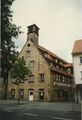Gasthaus <a class="mw-selflink selflink">Zum roten Roß</a> am  von der  aus im Juli 1997