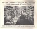 Werbung der Buchhandlung <a class="mw-selflink selflink">Martin Klaußner</a> in der Schülerzeitung <!--LINK'" 0:14--> Nr. 3 1975