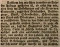 Werbeannonce des Buchbinders Joh. Lorenz Beils, Dezember 1795 (Ob diese Person identisch ist mit , ist nicht sicher.)