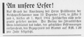 Gemeindeblatt nicht mehr kostenlos Isr. Gbl 1. Juni 1934.png