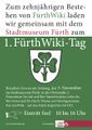 Veranstaltungs-Flyer zum FürthWiki-Tag am 5. November 2017