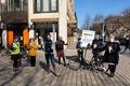 Aktion des Soroptimist International Clubs Fürth in der Fußgängerzone, März 2021