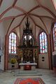 Innenraum und Altar der Kirche St. Peter und Paul in Poppenreuth, 2018