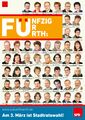 50-Köpfe-Plakat der Kandidatinnen und Kandidaten der <!--LINK'" 0:145--> zur Kommunalwahl 2002