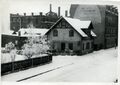 Abrissarbeiten am Reifen-Reichel in der Langen Straße - im Hintergrund die Fabrik J. W. Höfler, 1942