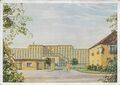 Ansichtskarte; Beschriftung Rückseite: "Fürth in Bayern, Stadtkrankenhaus - Erbaut 1931. (Architekt Herrenberger, Fürth) - Nach einem Aquarell von Hans Schmitz"