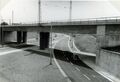 Teileröffnung des neuen Frankenschnellwegs (A73) an der Stadtgrenze zur Nachbarstadt Nürnberg, Juli 1967