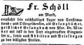 Werbeanzeige des Buchhändlers <!--LINK'" 0:40-->, April 1852