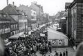 Blick in die Königstraße während der Kirchweih, 1934