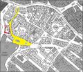 Gänsberg-Plan, Rednitzstraße 20 mit Unterabteilungen rot markiert