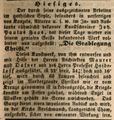 Zeitungsartikel über eine neues Werk von <a class="mw-selflink selflink">Johann Paul Haas</a>, März 1847