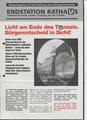 Flyer der BI "Für Fürth - Gegen die U-Bahn", 1995