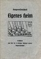 Titelseite: Baugenossenschaft Eigenes Heim, 1934