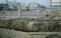 vorbereitende Arbeiten für U-Bahnbau, Einmündung der Gebhardtstr. in Jakobinenstr., im Hintergrund das <!--LINK'" 0:514-->, Mai 1979
