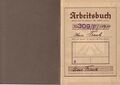 Arbeitsbuch gem. Gesetz vom 26. Februar 1935, RGBl 1, S. 311 von Marie Frank, Nr. 309/F/10714