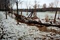 Nach dem Hochwasser am Gelände des <!--LINK'" 0:48--> im <!--LINK'" 0:49-->, Dezember 1993