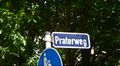 Straßenschild "<a class="mw-selflink selflink">Praterweg</a>"