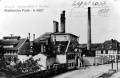 Postkarte mit Ansicht der Brauerei Burgfarrnbach an der [[Würzburger Straße]] um 1910&lt;br/&gt;(im Vordergrund ist das erhaltene Portal der Zufahrt zum [[Schloss Burgfarrnbach]] zu erkennen)