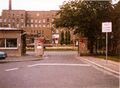 Einfahrt zum Klinikum Fürth, 1981