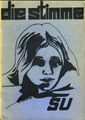 Titelblatt der Zeitschrift "die Stimme" der Schüler Union (CSU) vom Juli 1975