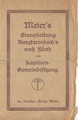Meier's Einverleibung Burgfarrnbachs nach Fürth und Kapellen-Gemeindesitzung - Spottgedichte von Georg Meier