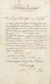 Prüfungszeugnis der Obersten Baubehörde vom 8. Juli 1854 (mit Unterschrift des Leiters Franz von Schierlinger)