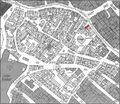 Gänsberg-Plan, Königstraße 48 rot markiert