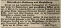 Zeitungsannonce des Wirts <a class="mw-selflink selflink">zum preußischen Adler</a>, Jakob Vogel, Oktober 1843