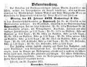 J.M. Humbser, Poppenreuther Kanalwirtschaftsversteigerung, Ftgl. 23.12.1871.jpg