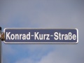 Straßenschild Konrad-Kurz-Straße