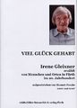 Titelseite: Viel Glück gehabt - Irene Gleixner erzählt von Menschen und Orten in Fürth im 20. Jahrhundert, 2007