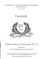 Festschrift zur 75-Jahrfeier des GBV Fürth 1897, 1972