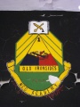 Emblem der NCO Academy (Unteroffiziersschule) der Old Ironsides, der 1. US-Panzerdivision. Ehemaliges Gebäude 311 der , heute 