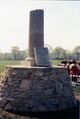 Eröffnung des neuen Gedenksteins und Denkmals der Martinskapelle durch den  im April 1983
