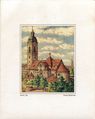 Zeichnung von der Heinrichskirche in der Südstadt von Franz Ulmer, 1934